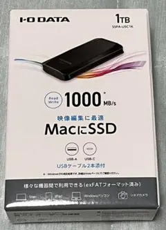 TLET 外付けSSD 1TB TLD-PMA01TS本体 美品 東芝 - メルカリ