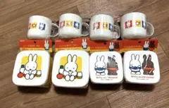新品 ミッフィー プラコップ 4個・容器Sサイズ2個・Mサイズ2個 묶음 판매