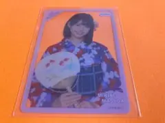 増田三莉音　乃木坂46 購入特典　C賞　個別クリアカード　8月ver