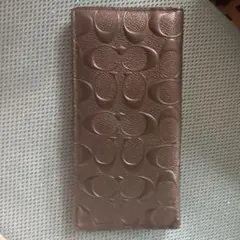 COACH ブラウンレザー長財布