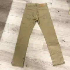 Levi's 505 ベージュ ストレッチストレートデニム W30