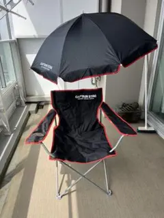 CAPTAIN STAG アウトドアチェア パラソル付きのサムネイル
