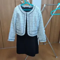 卒園式 入園式 ツイードジャケット ワンピース フォーマル