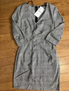 お値下げ‼️ZARA グレンチェックワンピース