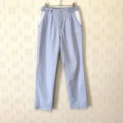 美品✨mezzo piano メゾピアノ デニムパンツ リボン 160cmフリルのサムネイル