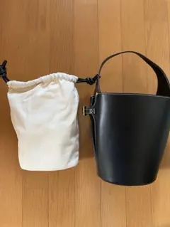 最終値下げ!ZARA ブラックレザーショルダーバッグ