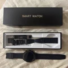 FOSMET スマートウォッチ　LSW6 ブラック 腕時計