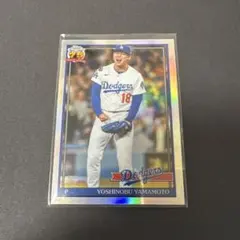 Topps75 Yoshinobu Yamamoto Chromeリフラクター