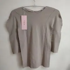 チャコットノーソーイングトップス　М　グレージュ