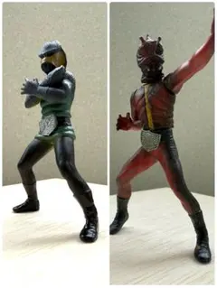 【希少美品】コブラ男✖️ヤモゲラス　仮面ライダー怪人2体　8cm