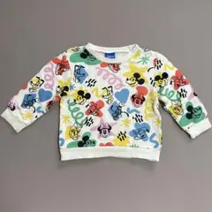 Disney＊裏起毛 総柄トレーナー