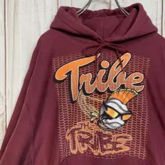 【チャンピオン プレミアムリバースウィーブ 長袖パーカー】L 赤 古着