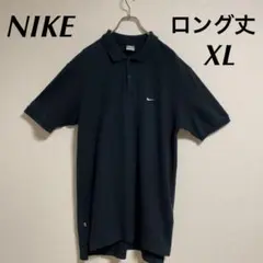 【超ビッグシルエット】ナイキ ワンポイント刺繍ロゴ ポロシャツ ワンピース