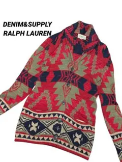 DENIM&SUPPLY RALPH LAUREN ネイティブ柄 カーディガン