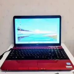 NEC ノートパソコン レッド　ジャンク品