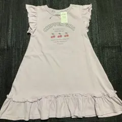 【新品未使用・タグ付】キッズワンピース　110cmさくらんぼ