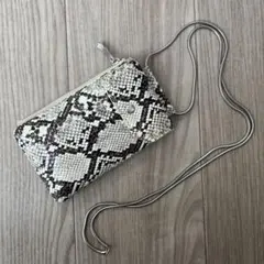 パイソン柄ミニショルダーバッグ