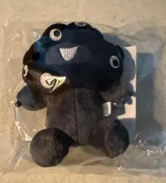 黒ミャクミャク　座り　カラビナ付き　大阪関西万博