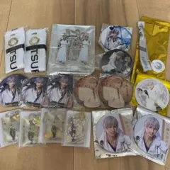ミュージカル刀剣乱舞 鶴丸国永 グッズまとめ売り 詰め合わせ 缶バッジ アクキー