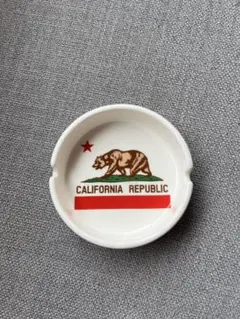 カリフォルニア州旗 灰皿 アッシュトレイ レトロ
