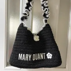 LILY BROWN×MARY QUANT ペーパーラウンドフリルバッグ BLK