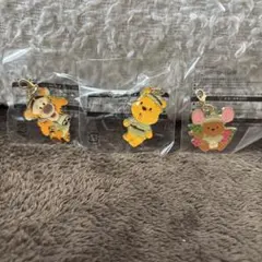 ジャングルカーニバル 景品 チャーム プーさん ティガー　ルー　3つまとめ売り