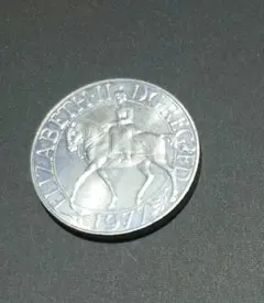 【激レア】1977 イギリス エリザベス ジュビリー 記念 大型 銀 メダル m94064719251_1.jpg?1756883450