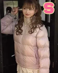 ノースフェイス S ピンク ヌプシ ダウン