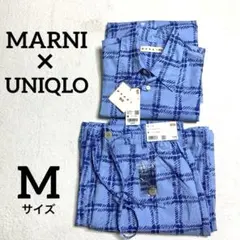 MARNI × UNIQLO コラボ　ブルー　ルームウェアセット Mサイズ