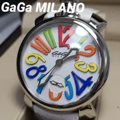 限定品】GaGa MILANO マヌアーレ46 ネイマール 新品ベルト 稼働品 