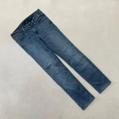 ユニクロ スキニージーンズ デニム ブルー ストレッチ ハイライズ サイズ25