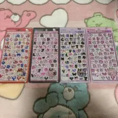ボンボンドロップシール　文字　サンリオ　4枚セット　正規品