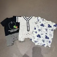ベビー　ロンパース　3点セット　おまとめ　60-70