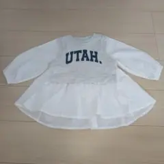 UTAH.プリント長袖カットソー 100cm