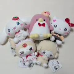 サンリオ ショートケーキ チョコケーキ ぬいぐるみ ５点セット