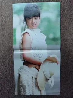 中森明菜 デビュー初期 ポスター② ピンナップ 1982年 当時物 昭和