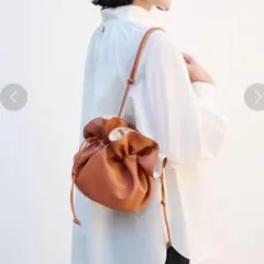 グリーンレーベルリラクシング　巾着ショルダーバッグ