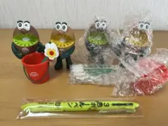 Zespri キウイブラザーズ フィギュア ＆3色ボールペンセット