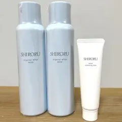 SHIRORU クリスタルホイップ 洗顔料 2本セット＋クレンジングのサムネイル