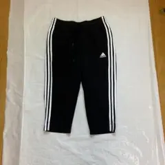 adidas アディダスクロップド丈　ジャージパンツ レディース　L