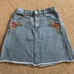 E hyphen world gallery デニムミニスカート F