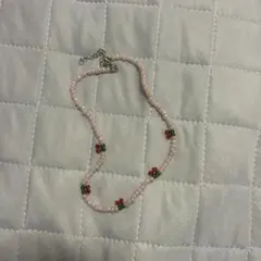 ネックレス ピンク