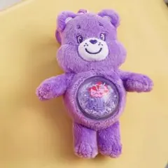PLAZA ケアベア POPMART キーホルダー シェアベア 紫 パープル