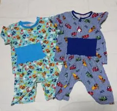 ベビーパジャマセット（キャラクター・車柄）