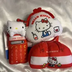 ハローキティ　なつかしモチーフマスコット　3個セット
