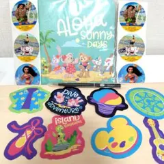 AULANI ディズニー。ダッフィーFノート＆ ステッカー＆アウラニボール ペン