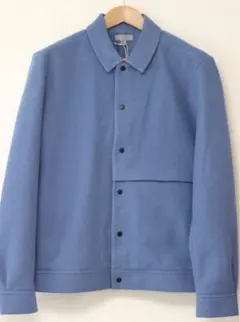 COS Blue Boiled WoolJacketショートブルゾン ジャケット