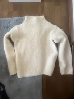 ARMANI JEANS クリーム色 ハイネックニット Mのサムネイル