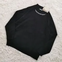 新品タグ付き ターシャルビー パールビジュー ハイネックニット 黒 3L~4L