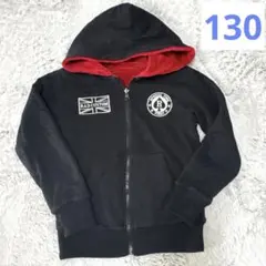 RAD CUSTOM リバーシブルパーカー 黒/赤